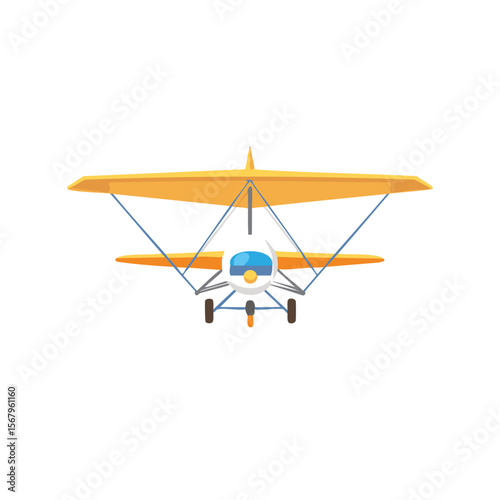 Simple Illustration Glider soaring