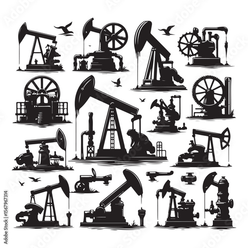 oil industry icons