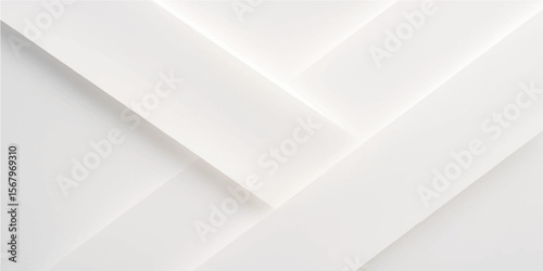 Seamless geometric cube pattern on a blank white paper background with a subtle cardboard texture, perfect for modern business design or architectural illustration