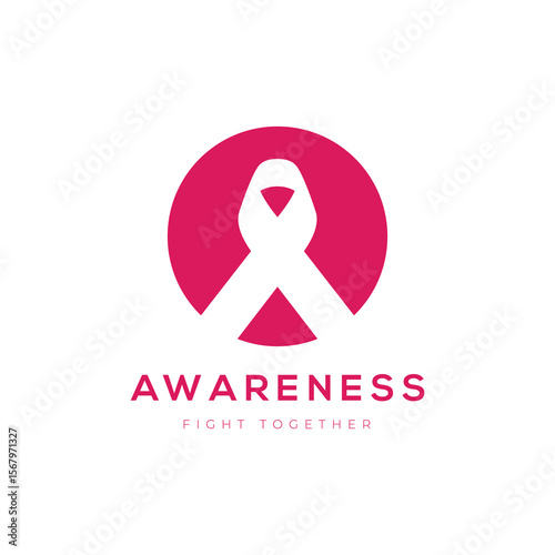 National cancer awareness day modern logo design vector