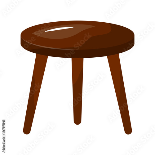 Table icon. coffee, furniture, cafe, wood, interior, lowtable, decor, seating. Vector Icon Illustration