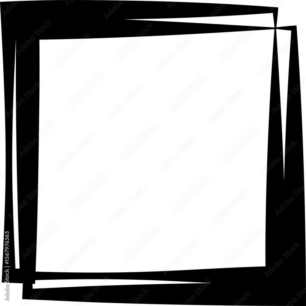 Obraz premium Square shape lines. Geometric element