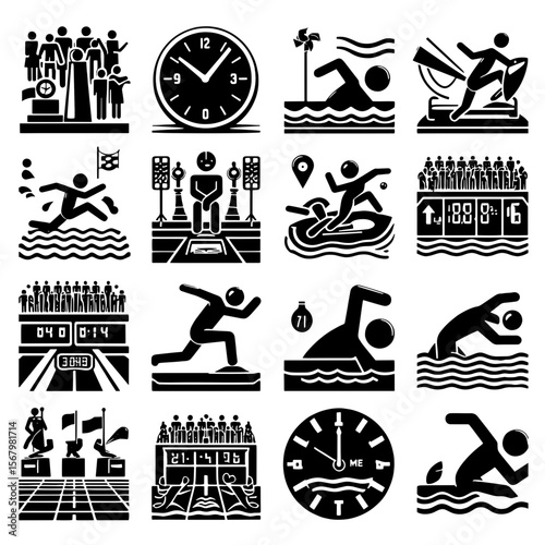 ancient egyptian symbols set