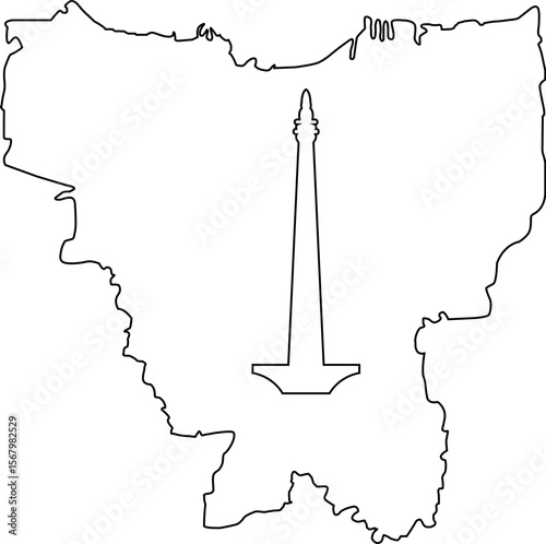 Map Of Jakarta City