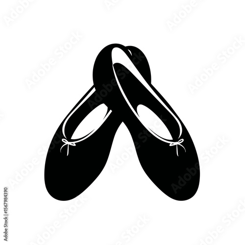 Elegant ballet shoes, a symbol of grace and artistic expression, stand ready for dancers to perform ballet with passion and skill.