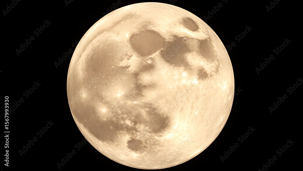 Obraz premium Detailed closeup of the moon's surface showcasing intricate craters against the vast darkness of space.