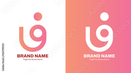 Arabic Letter Fa Logo Vector