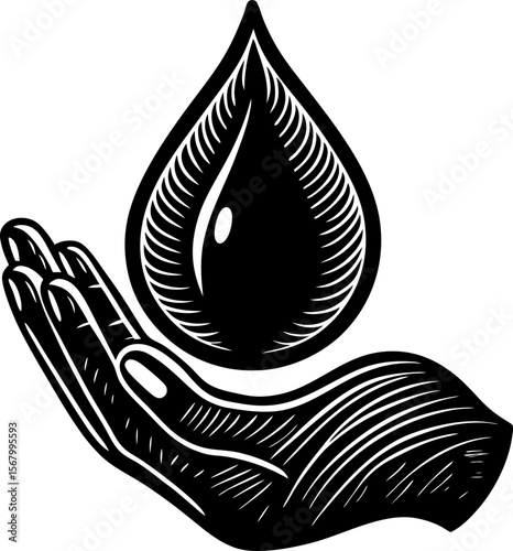 vector illustration of a water drop