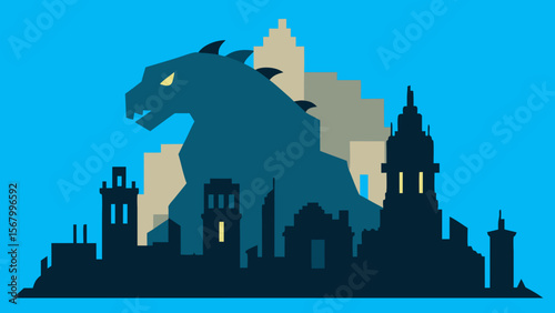 Epic City Built on the Petrified Remains of a Colossal Creature
