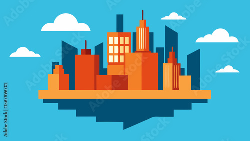 Dynamic City Where Buildings Can Move and Reconfigure Their Structure