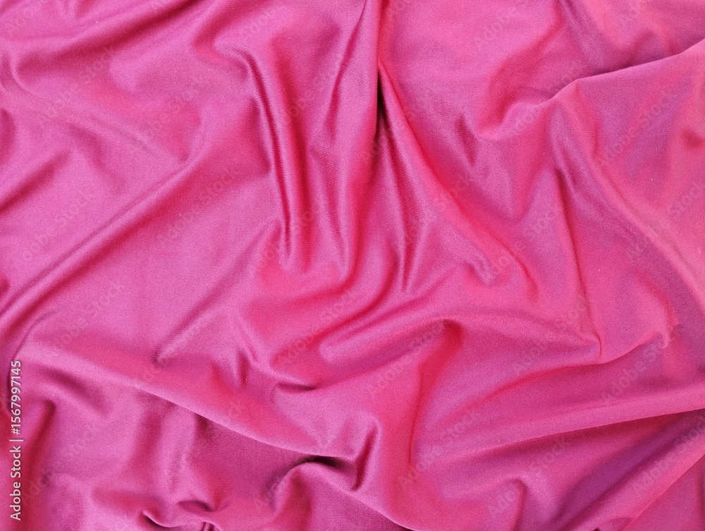 Obraz premium Abstrack red silk wavy fabric texture background 