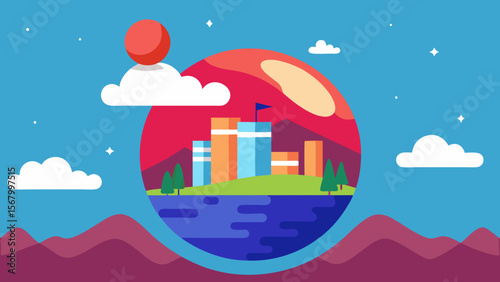Landscape of a World That is a Massive Single Crystal