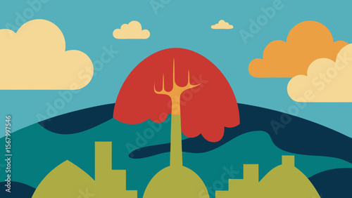 Landscape of a World Where the Ground is a Massive Brain