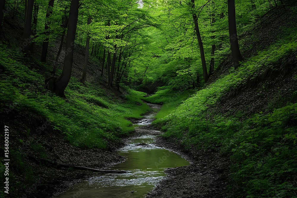 Obraz premium forest in the morning