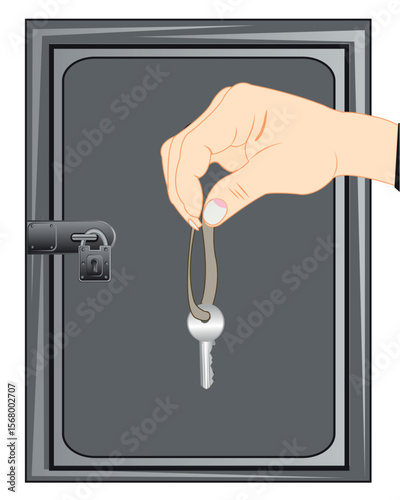 door and key.eps