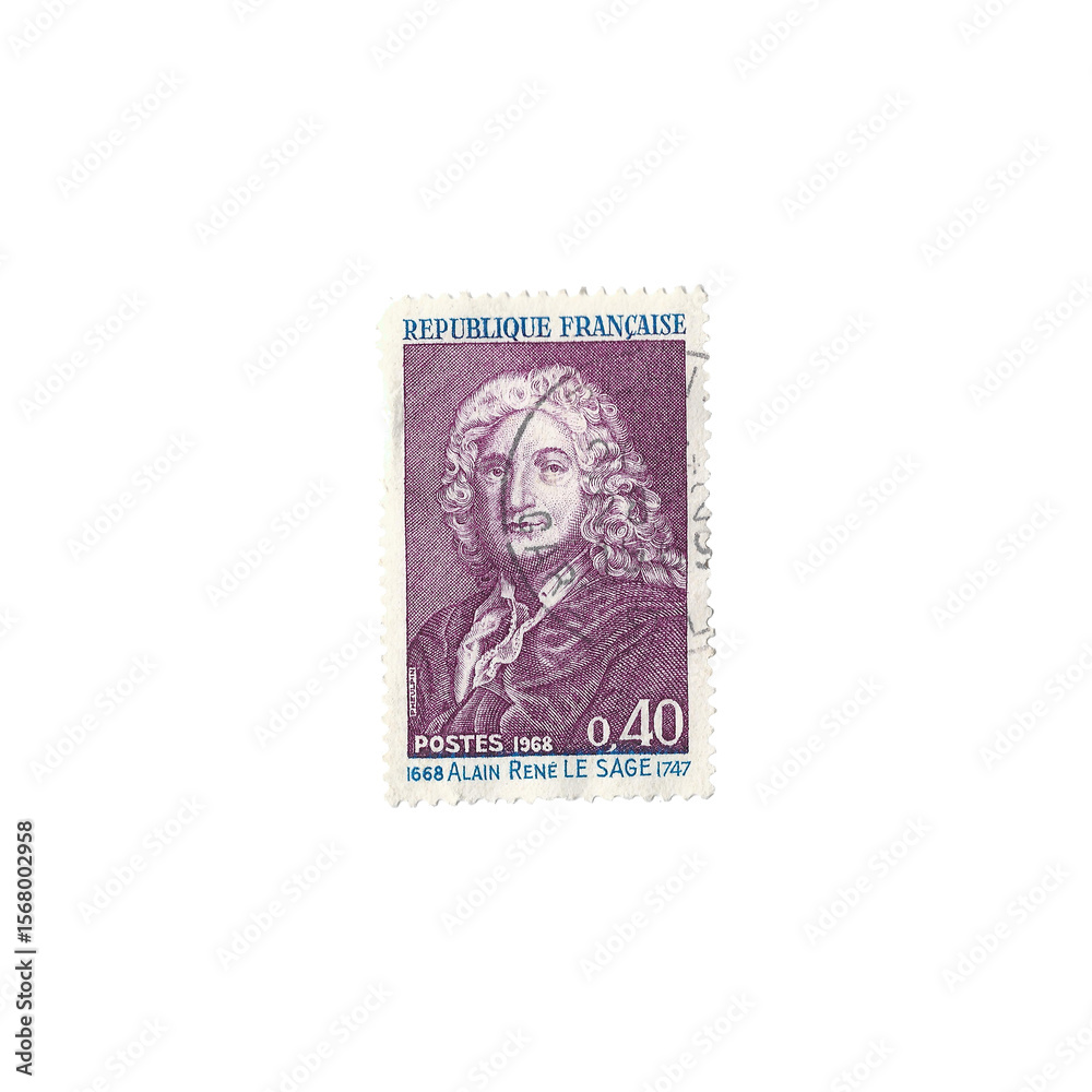 Fototapeta premium old stamp on transparent background