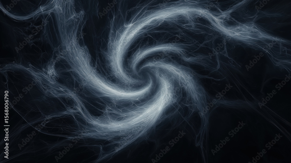 Fototapeta premium Swirling pattern of light and darkness in abstract design
