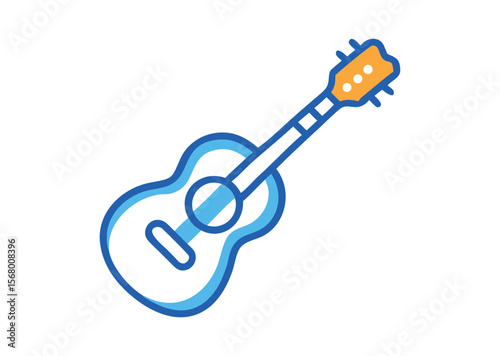 Guitar Vector, Guitar Icon illustration
