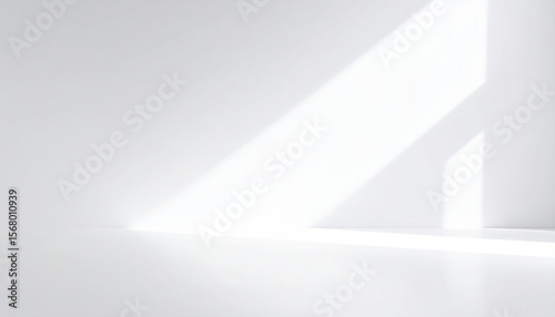 Bright Minimalist Interior Space with Soft Light and Clean Lines