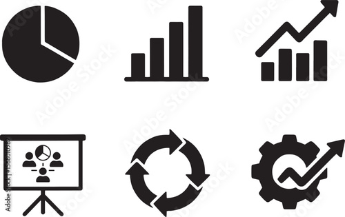 Set of demographic Population icons