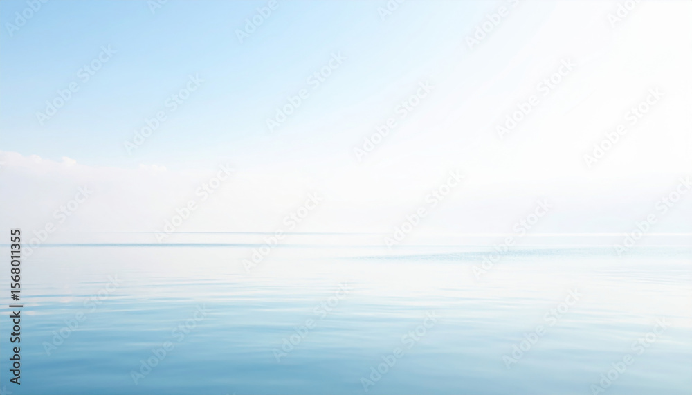 custom made wallpaper toronto digitalSerene Blue Ocean Surface Under Clear Sky in Tranquil Atmosphere