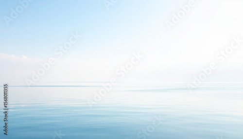 Wallpaper Mural Serene Blue Ocean Surface Under Clear Sky in Tranquil Atmosphere Torontodigital.ca