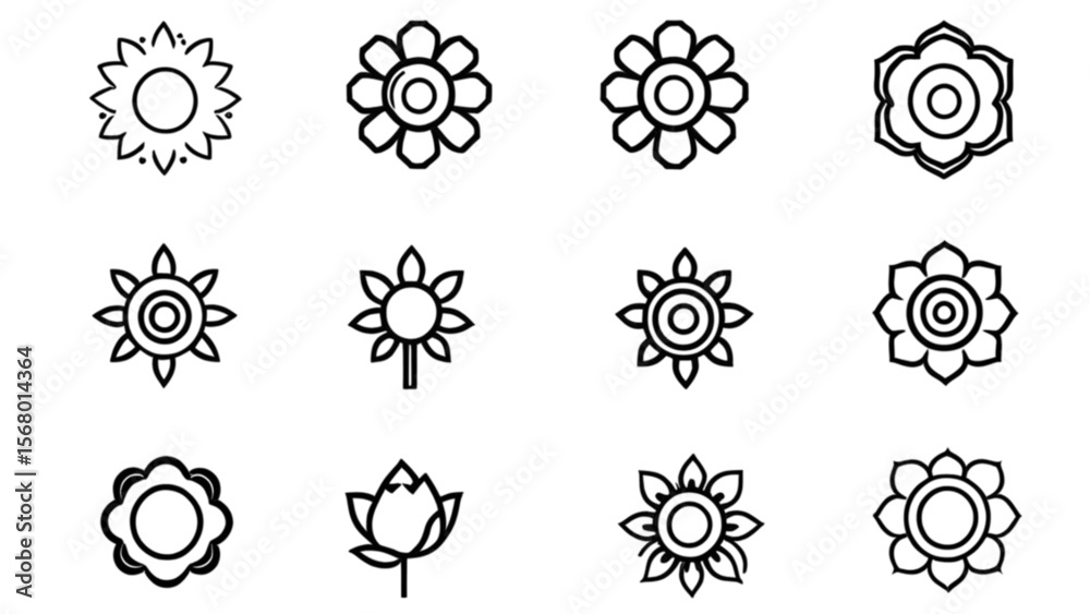 自然要素アイコンコレクション｜Nature Elements Icon Collection