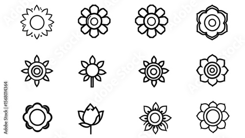 自然要素アイコンコレクション｜Nature Elements Icon Collection