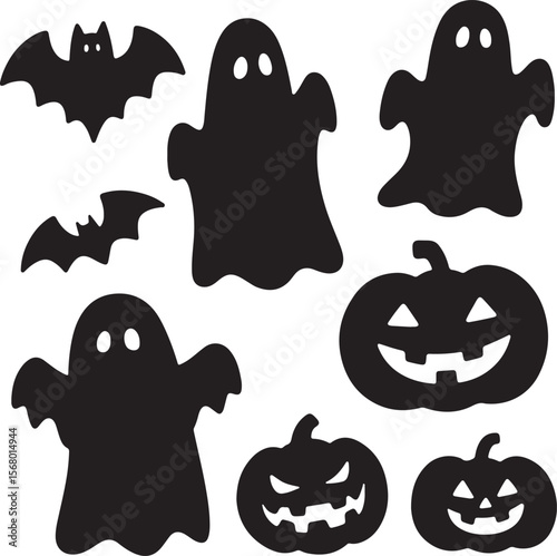 halloween vector set