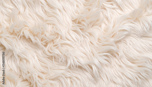 ふんわりカールのフェイクファー素材 – クリーム色の温もりある上品テクスチャ
Curly Faux Fur Texture – Cream-Colored Elegant and Cozy Surface
