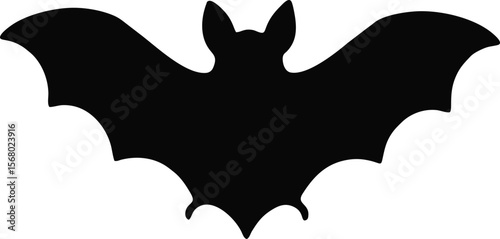 Bat Silhouette – Vector Illustration