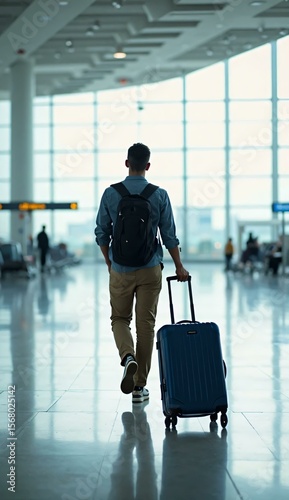 Airport Departure Lounge Stroll