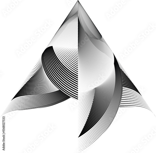 Основные RGB op art creative geometric pattern, vector design element