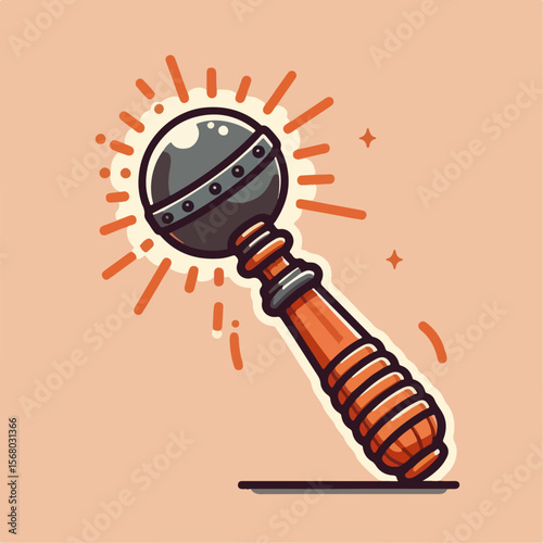 illustration of acient weaponry