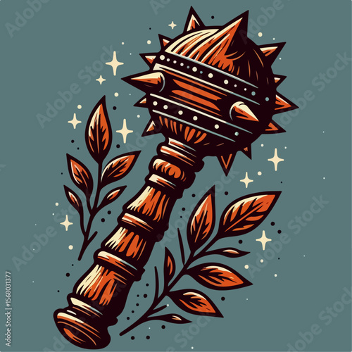 illustration of acient weaponry