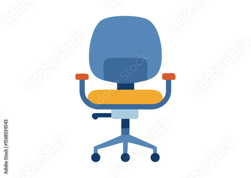 A office chair Vector, chair Icon Illustration