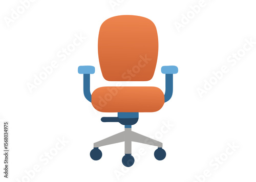 A office chair Vector, chair Icon Illustration