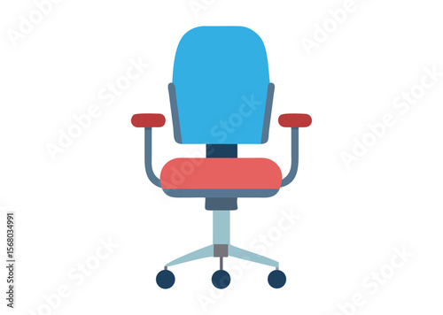 A office chair Vector, chair Icon Illustration
