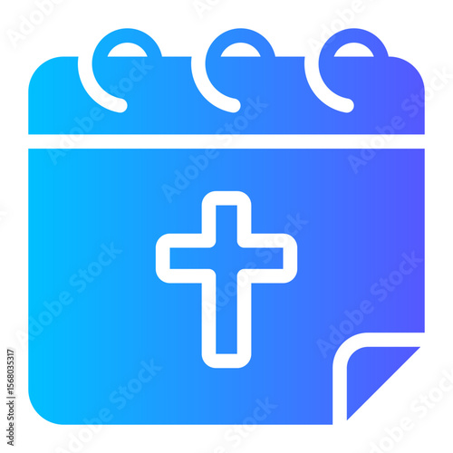 holy week gradient icon