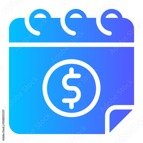 pay day gradient icon