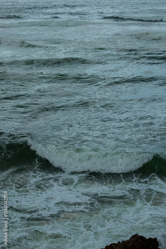 Fototapeta Naklejka Na Ścianę i Meble -  The open, stormy waters of the Atlantic Ocean