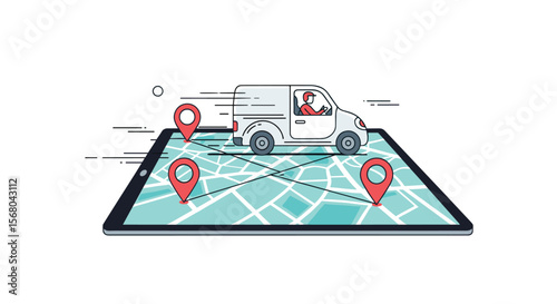 Logistics Transportation Delivery Management System Tracking Map Application Service