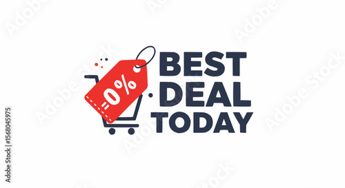 Best Deal Today Promotion Concept.