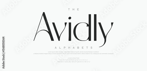 Avidly modern stylish small alphabet letter logo design