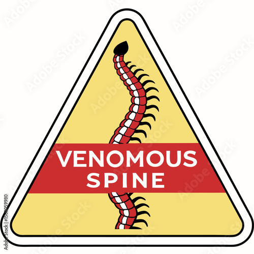  venomous spine warning