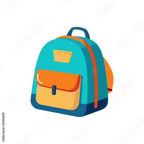Backpack Vector, Transparent Background