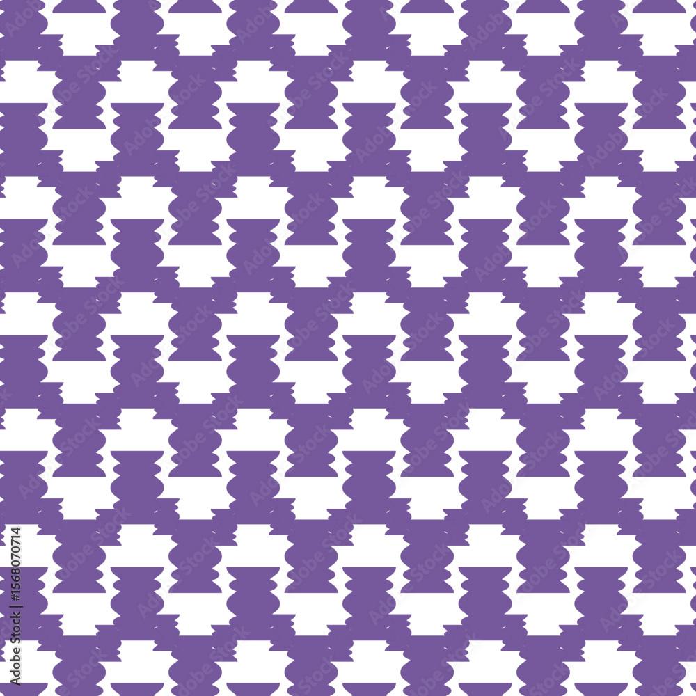 Purple and White Abstract Geometric Zigzag Pattern Seamless Background Design Purple and White Abstract Geometric Zigzag Pattern Seamless Background Design