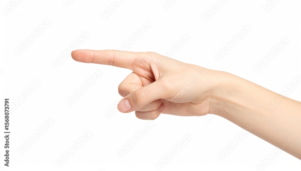 Hand pointing Hand pointing