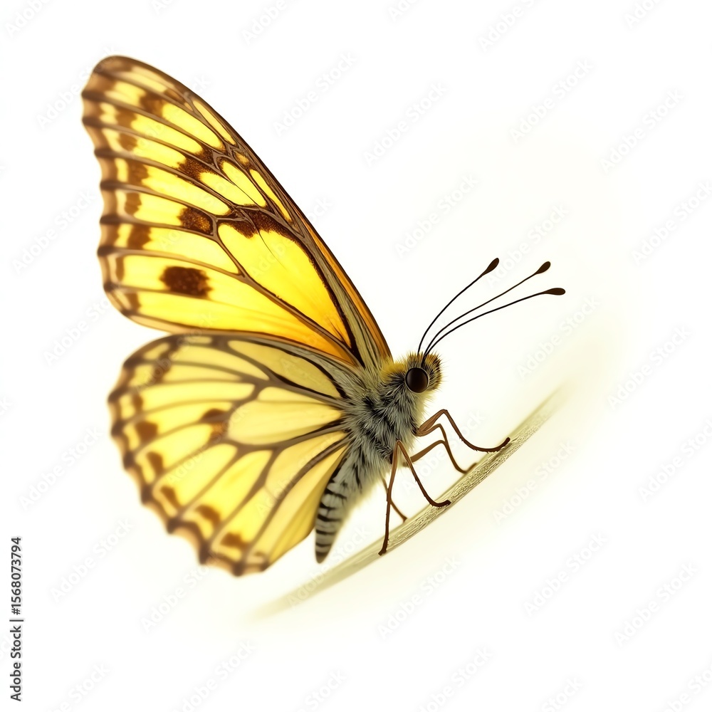 Obraz premium butterfly on a white background