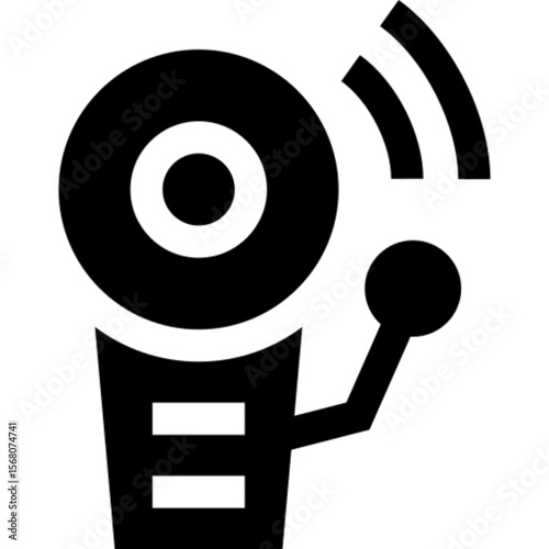 Alarm Icon Modern Design for Security and Safety Alert System